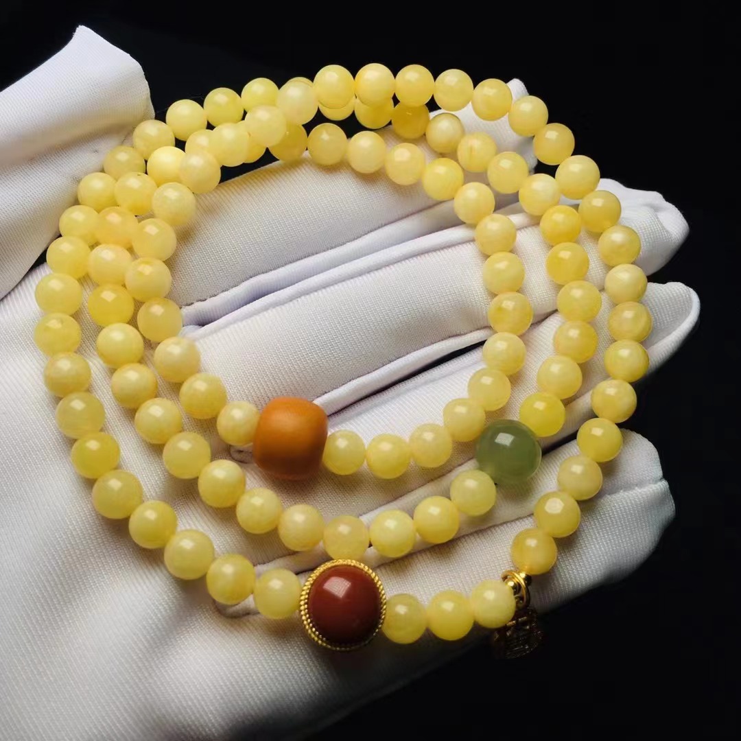 Women's Natural Beeswax Multi-Circle Bracelet - Eco-Friendly & Stylish Accessory - Image 3