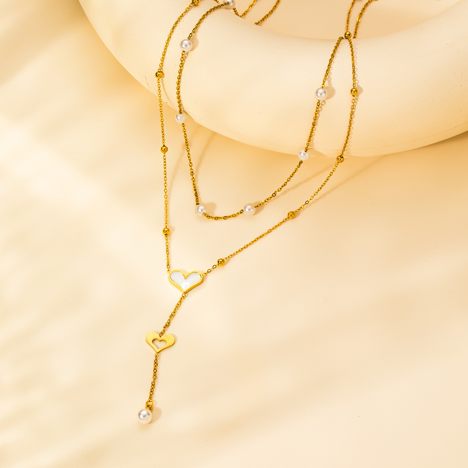 Vibrant Candy Love Heart Color Gem Necklace - Fashionable Jewelry Accessory - Image 9