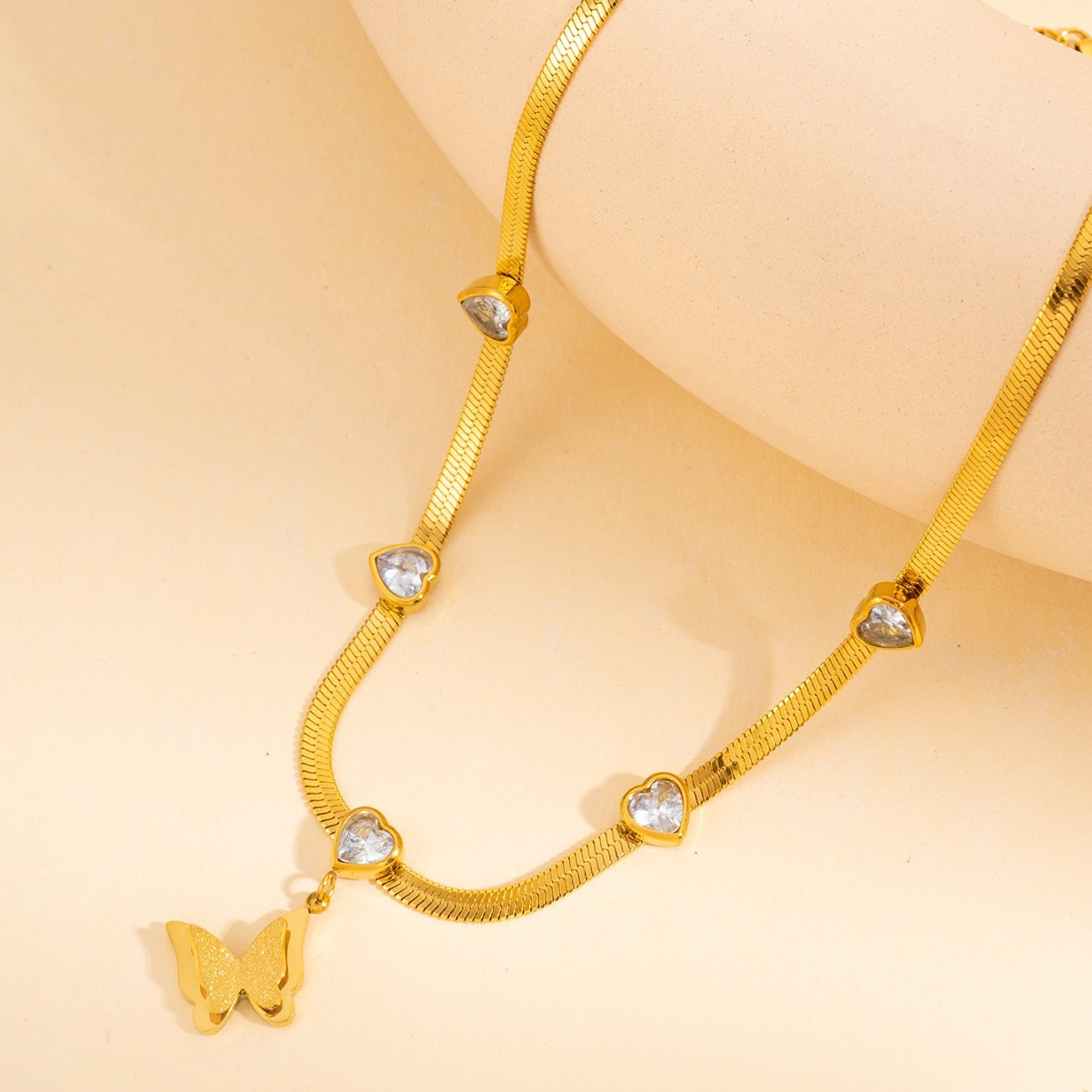 Vibrant Candy Love Heart Color Gem Necklace - Fashionable Jewelry Accessory - Image 14