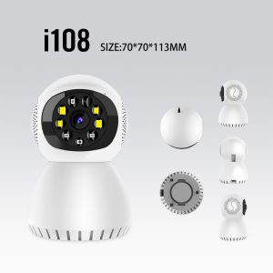Dual-Frequency Wireless Monitor Camera - 1080p HD WiFi Home Security Camera