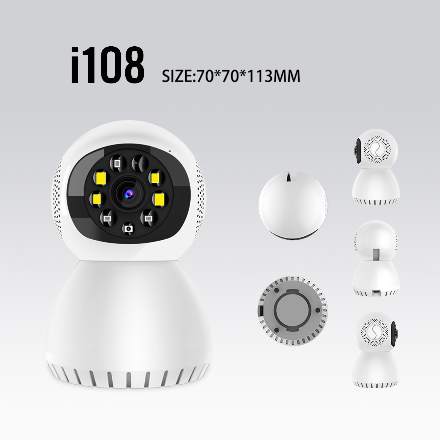 Dual-Frequency Wireless Monitor Camera - 1080p HD WiFi Home Security Camera