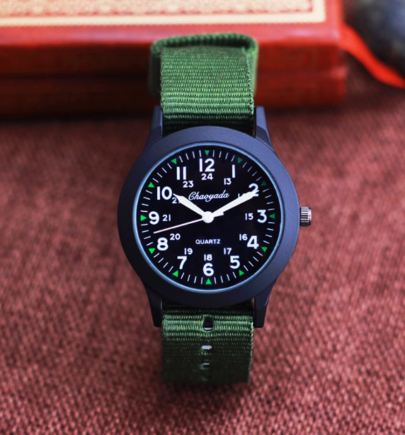Stylish Waterproof Canvas Quartz Watch for Girls and Boys - Image 4