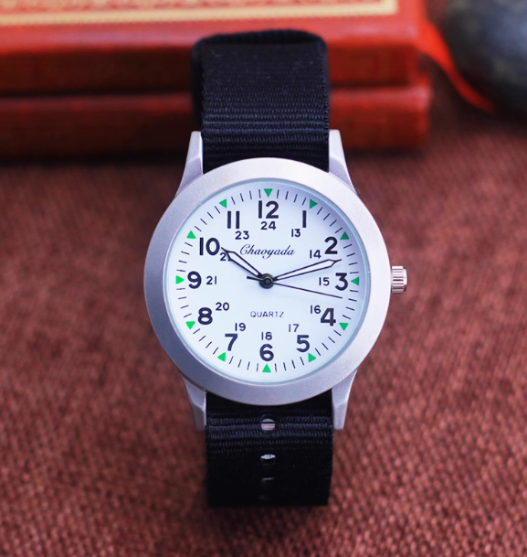 Stylish Waterproof Canvas Quartz Watch for Girls and Boys - Image 5