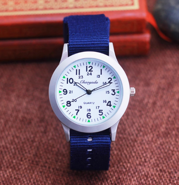 Stylish Waterproof Canvas Quartz Watch for Girls and Boys - Image 6