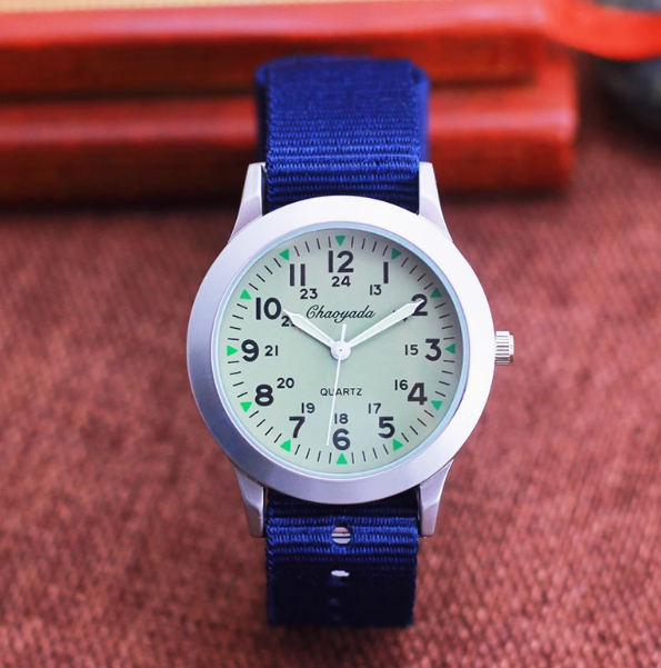 Stylish Waterproof Canvas Quartz Watch for Girls and Boys - Image 9
