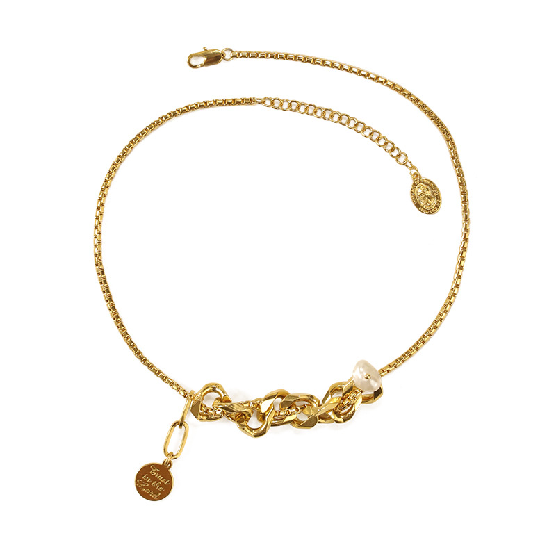 Stylish Gold Hip Hop Clavicle Chain Necklace for Women - Image 2