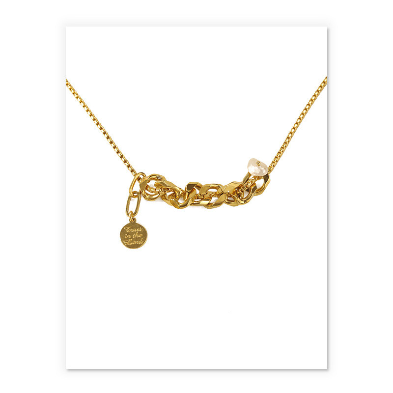Stylish Gold Hip Hop Clavicle Chain Necklace for Women - Image 5