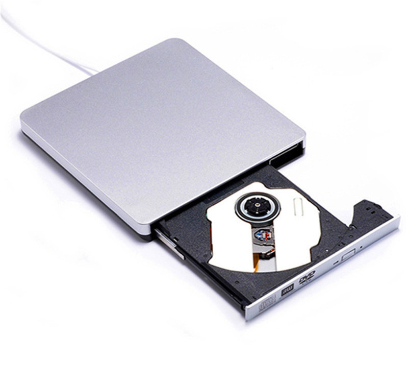 External Mobile DVD Burner Optical Drive Tray for Computers and Laptops