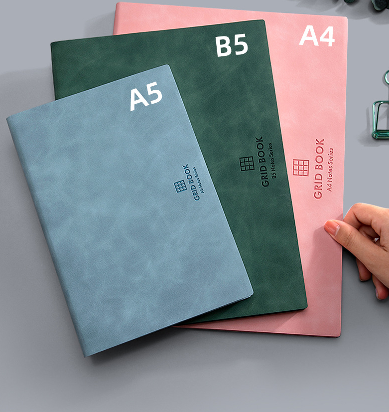 Hand-Painted Square Grid Book - Simple & Stylish Ins Design for Your Collection - Image 2