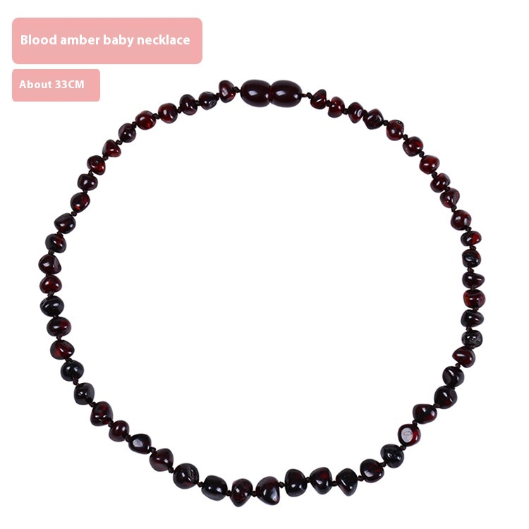 Amber Baby Necklace DIY Polo - Handcrafted Teething Relief for Your Little One