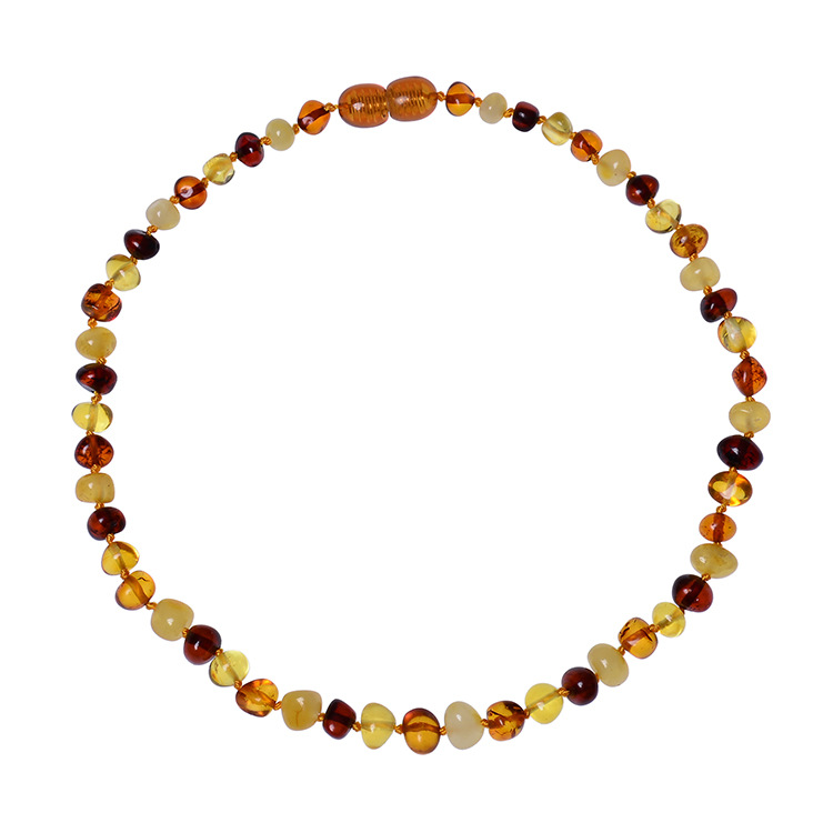 Amber Baby Necklace DIY Polo - Handcrafted Teething Relief for Your Little One - Image 4