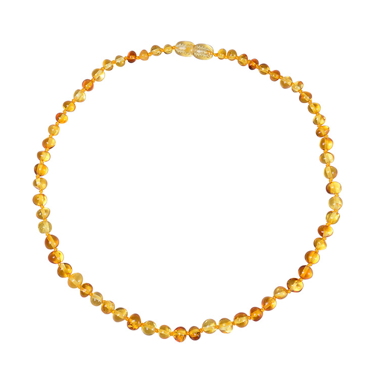 Amber Baby Necklace DIY Polo - Handcrafted Teething Relief for Your Little One - Image 7