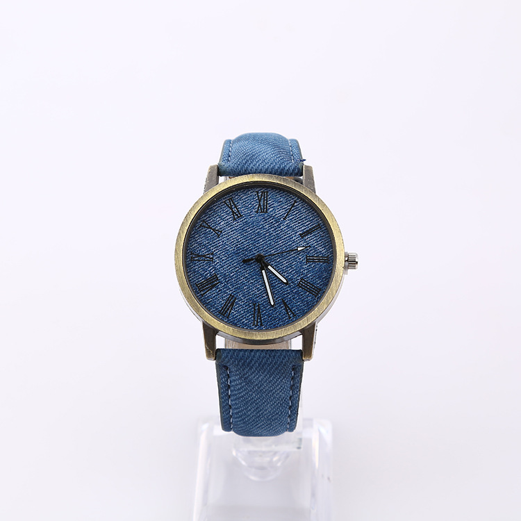 Stylish Women's Casual Denim Belt Quartz Watch for Everyday Elegance - Image 2