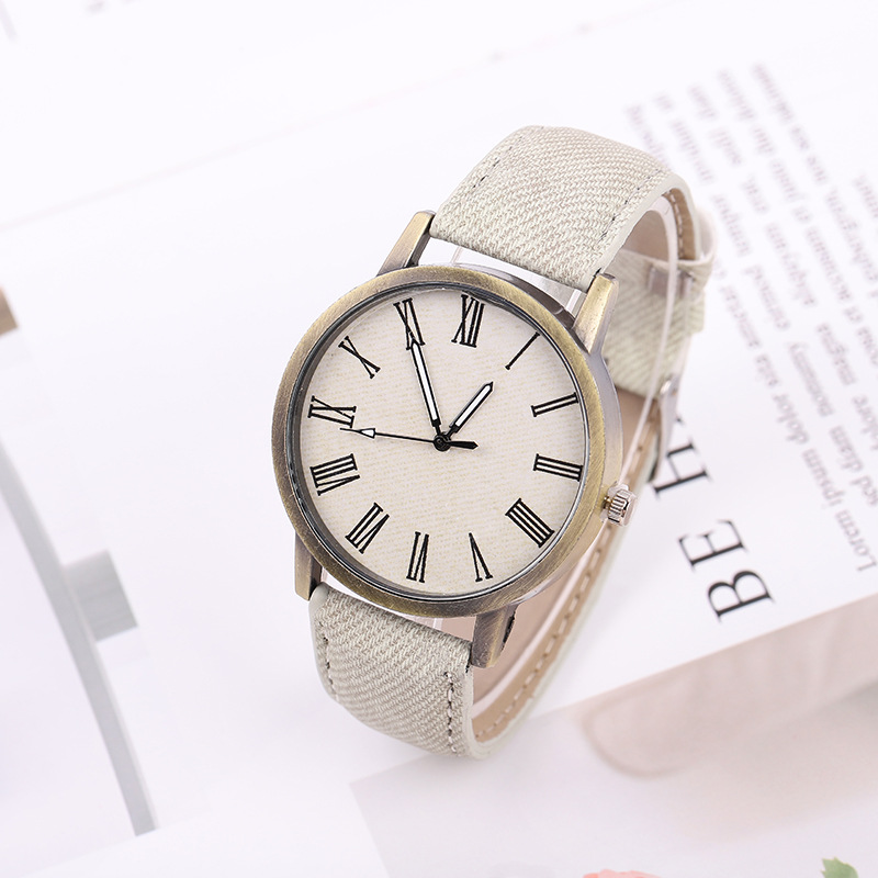 Stylish Women's Casual Denim Belt Quartz Watch for Everyday Elegance - Image 4