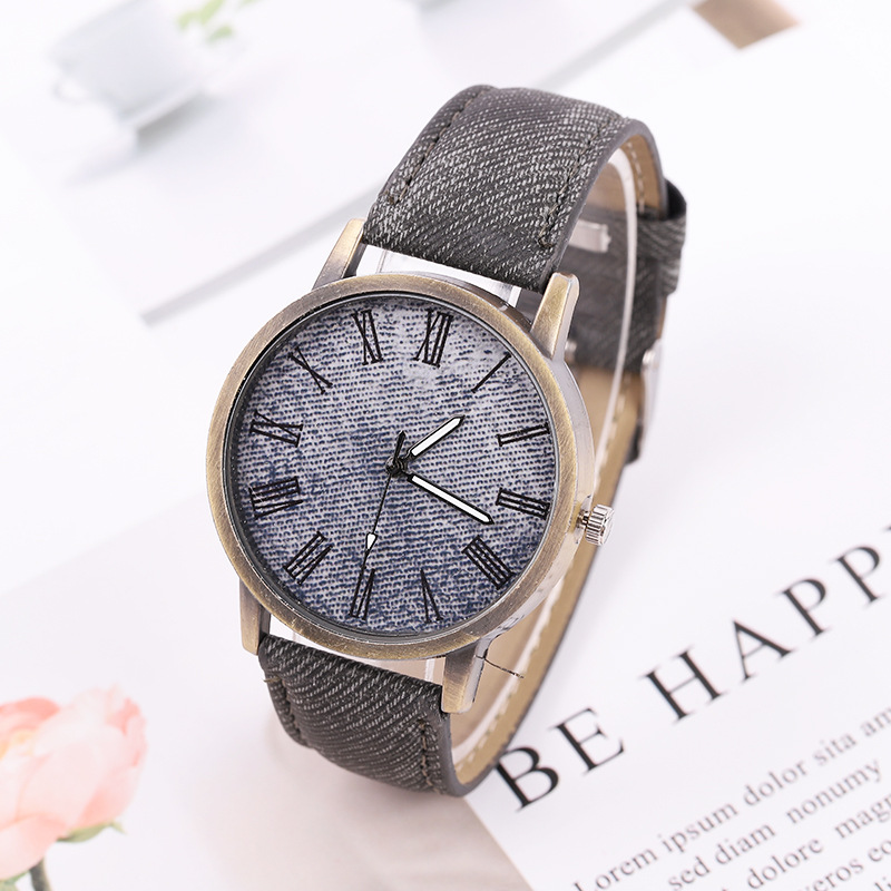 Stylish Women's Casual Denim Belt Quartz Watch for Everyday Elegance - Image 5
