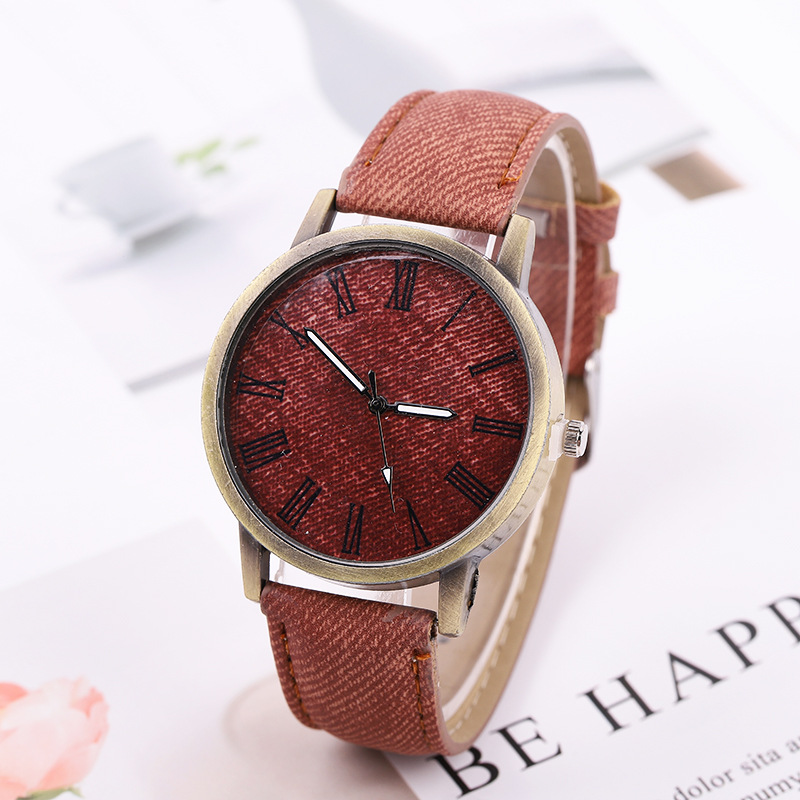 Stylish Women's Casual Denim Belt Quartz Watch for Everyday Elegance - Image 7