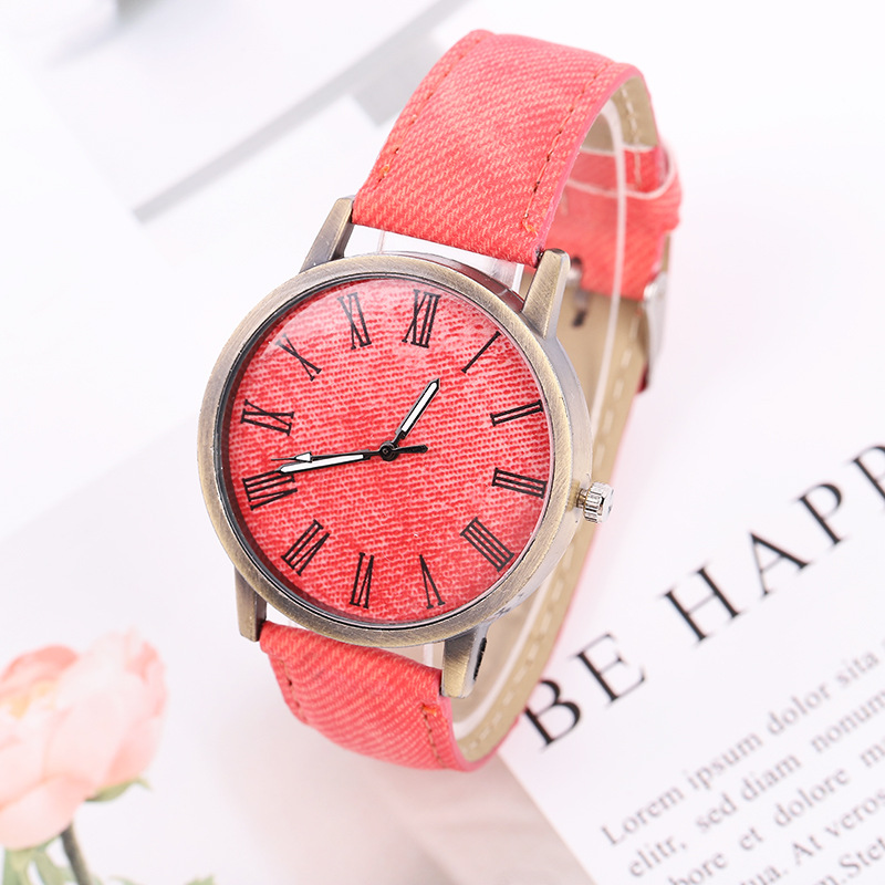 Stylish Women's Casual Denim Belt Quartz Watch for Everyday Elegance - Image 8