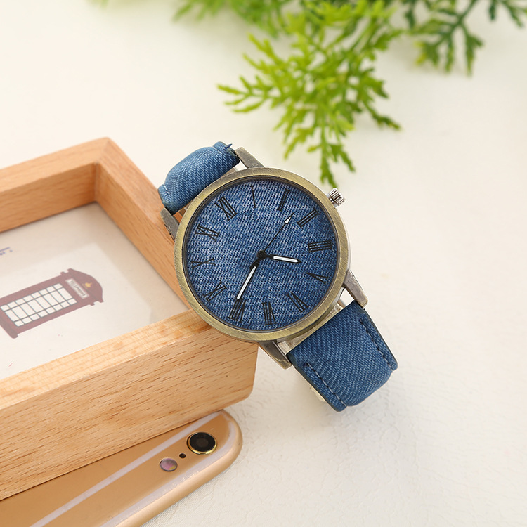 Stylish Women's Casual Denim Belt Quartz Watch for Everyday Elegance - Image 12