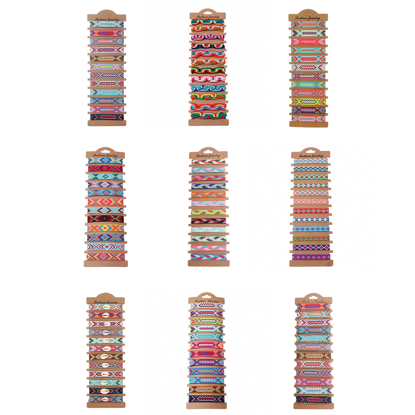 Bohemian Woven Friendship Bracelet Set for Women - Ethnic Style - Image 8