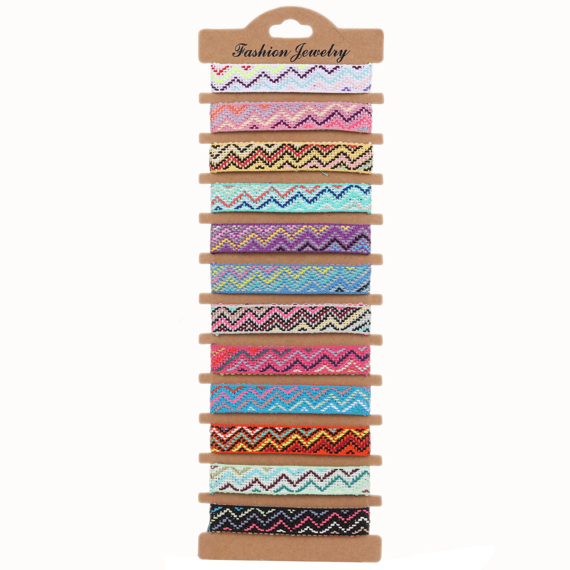 Bohemian Woven Friendship Bracelet Set for Women - Ethnic Style - Image 12