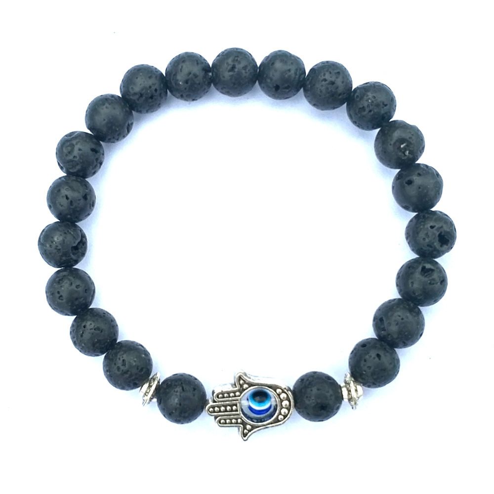 Bergamot Evil Eye Stone Bracelet - Stylish Protection & Unique Design - Image 3