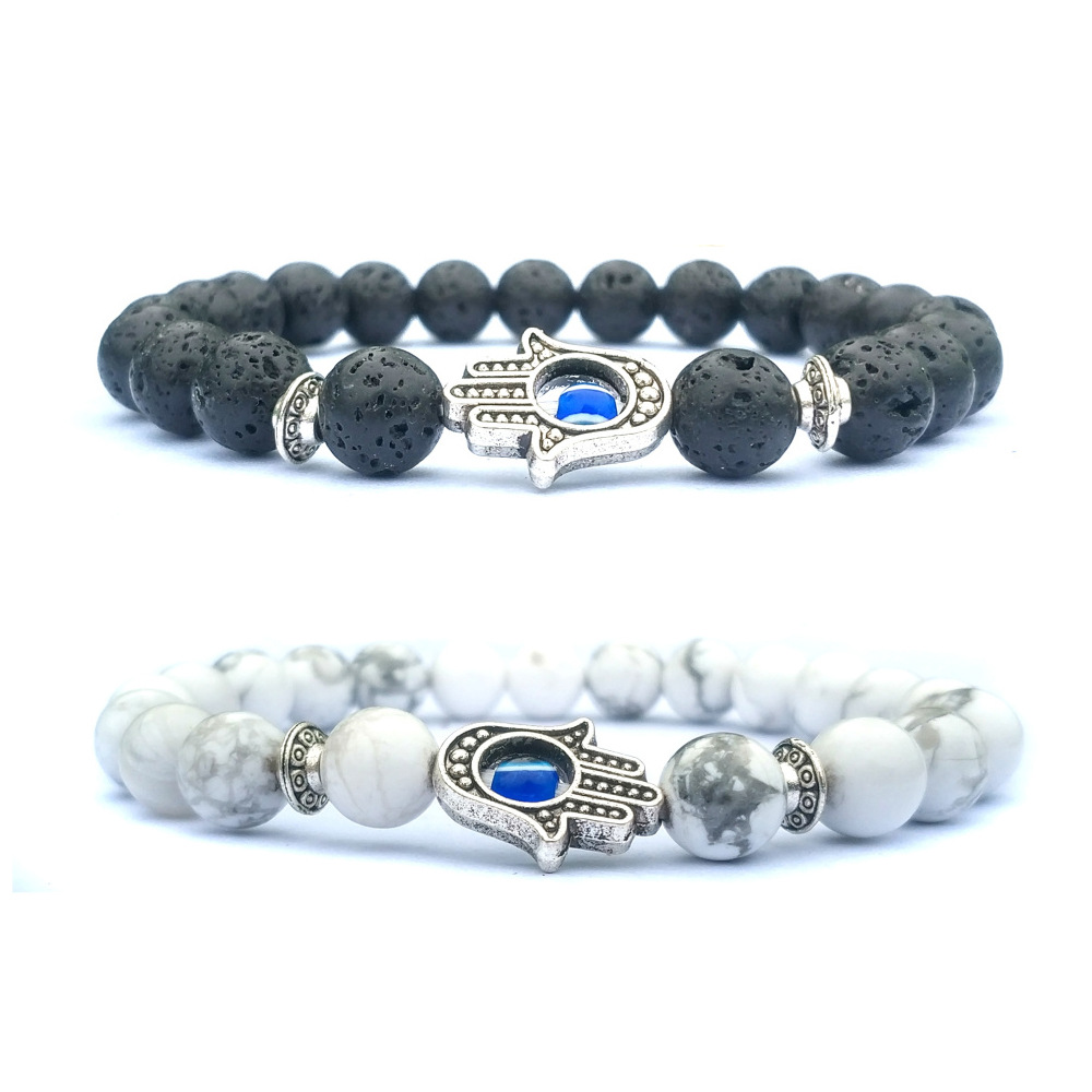 Bergamot Evil Eye Stone Bracelet - Stylish Protection & Unique Design - Image 5