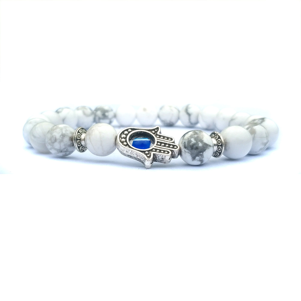 Bergamot Evil Eye Stone Bracelet - Stylish Protection & Unique Design - Image 8