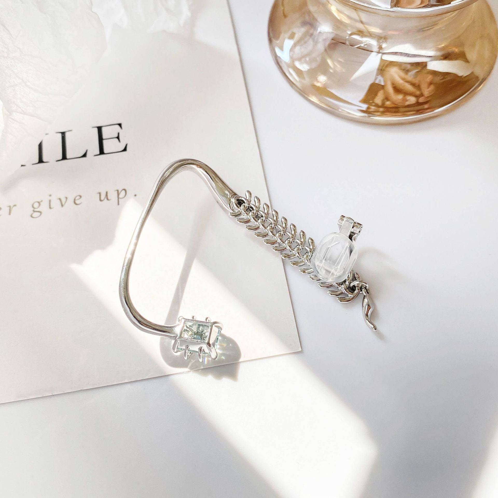 Non-Pierced Ring Bone Ear Hook Clip - Stylish & Comfortable Ear Jewelry - Image 5