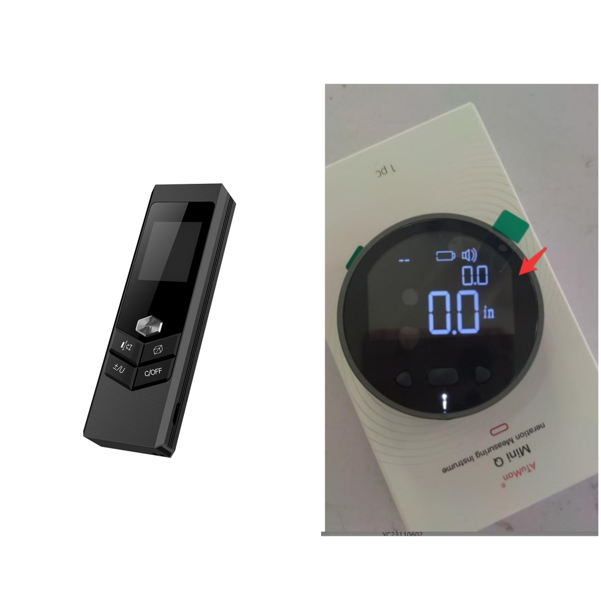 High-Precision Mini Aluminum Alloy Laser Ruler | Infrared Laser Measuring Tool - Image 6