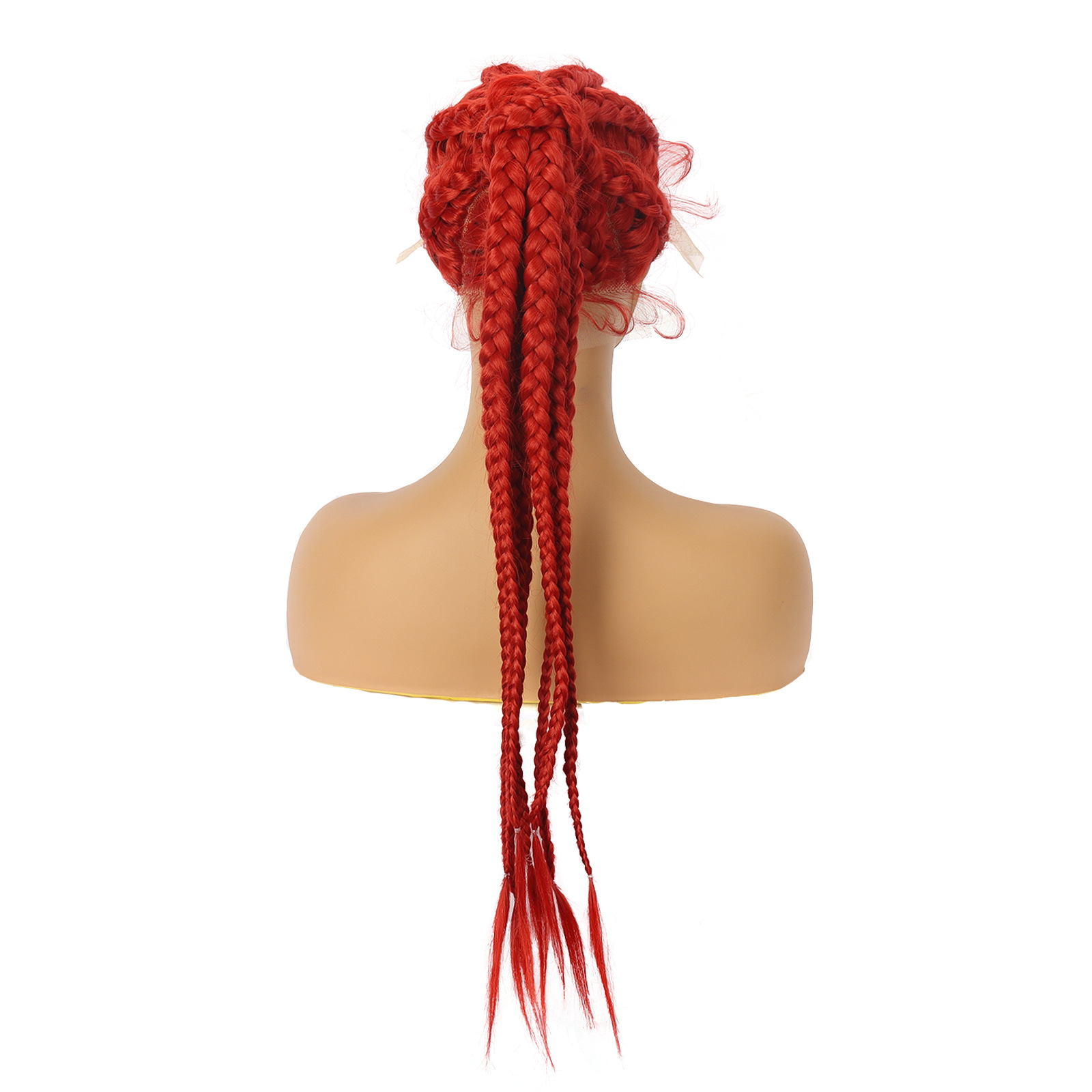 Hand-woven Eight Braids Lace Head Cap - Stylish and Comfortable Accessory - Image 2