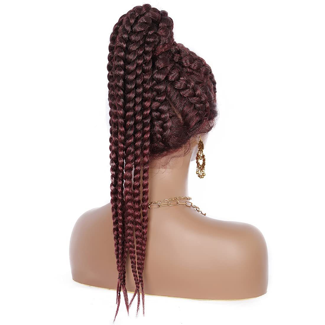 Hand-woven Eight Braids Lace Head Cap - Stylish and Comfortable Accessory - Image 6