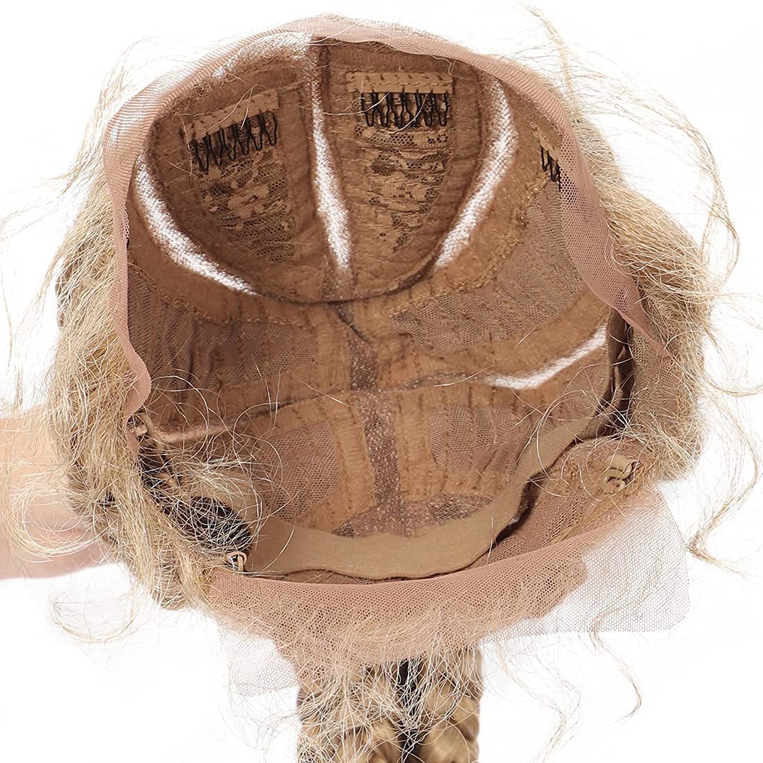 Hand-woven Eight Braids Lace Head Cap - Stylish and Comfortable Accessory - Image 8