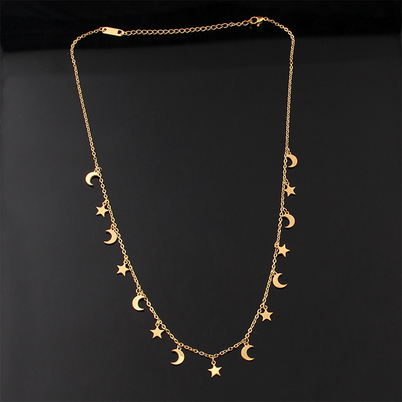 Charming Female Stainless Steel Star Small Pendant Necklace for Elegance - Image 10