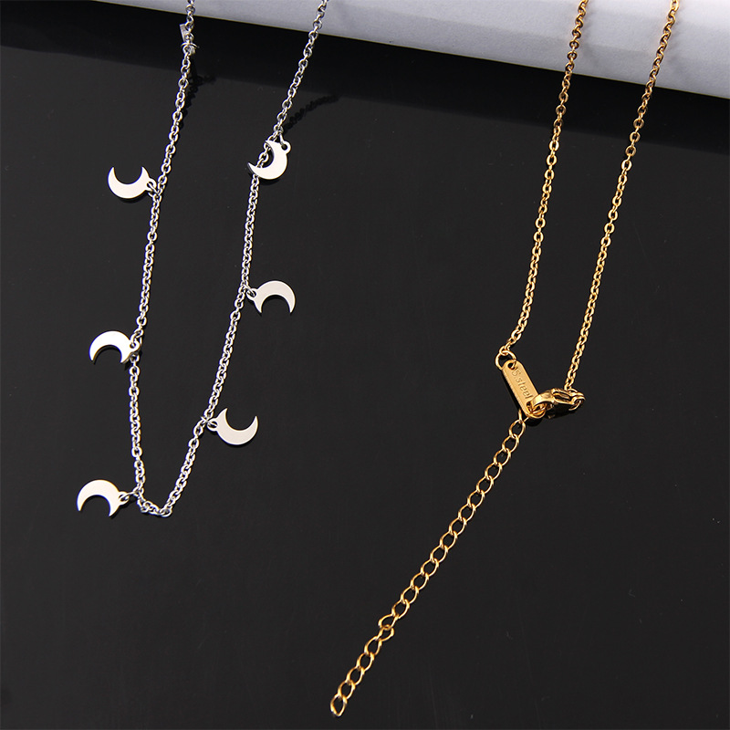 Charming Female Stainless Steel Star Small Pendant Necklace for Elegance - Image 11