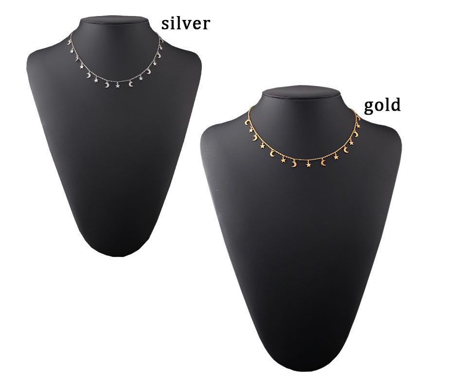 Charming Female Stainless Steel Star Small Pendant Necklace for Elegance - Image 14