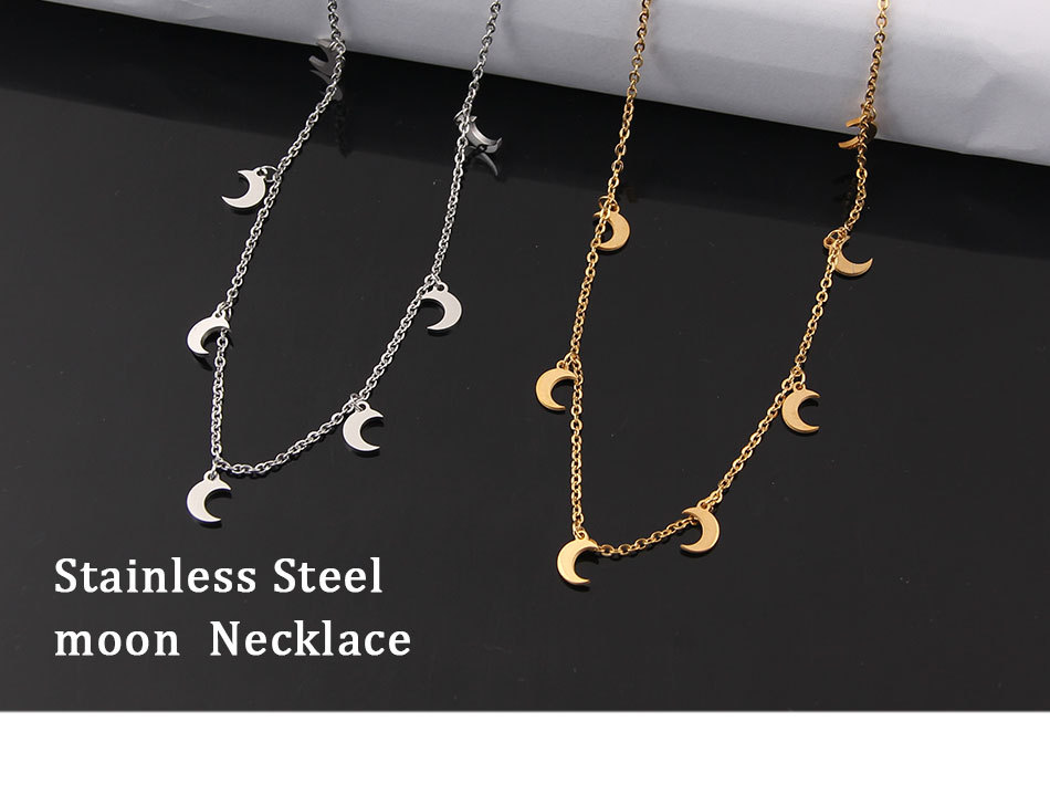 Charming Female Stainless Steel Star Small Pendant Necklace for Elegance - Image 15