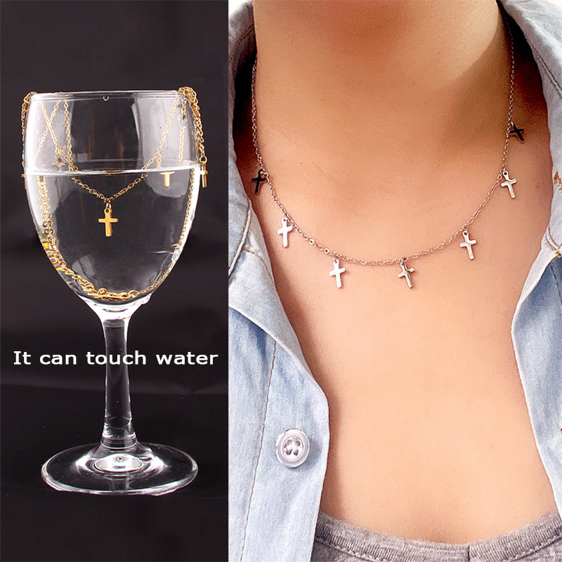 Charming Female Stainless Steel Star Small Pendant Necklace for Elegance - Image 22