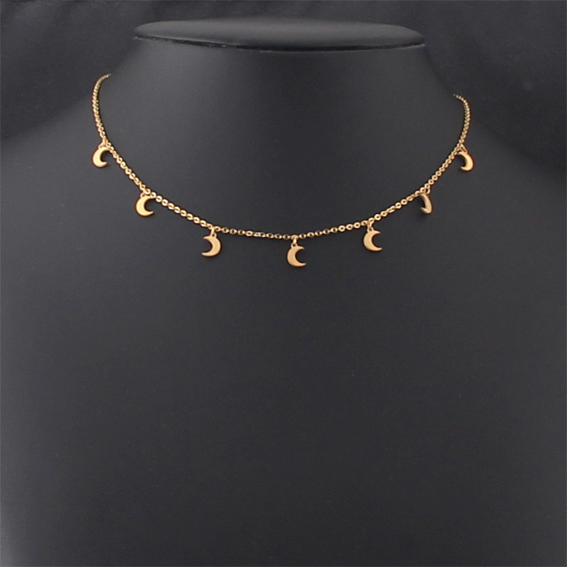 Charming Female Stainless Steel Star Small Pendant Necklace for Elegance - Image 34