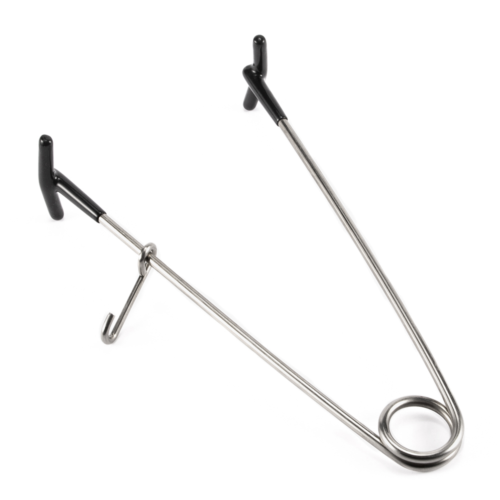 Durable Stainless Steel Black Fish Mouth Opener - Frog Taker Fishing Tackle Accessories