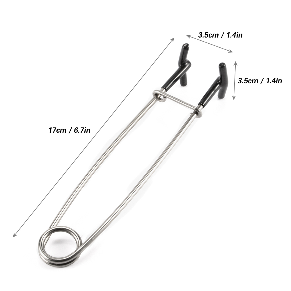 Durable Stainless Steel Black Fish Mouth Opener - Frog Taker Fishing Tackle Accessories - Image 2