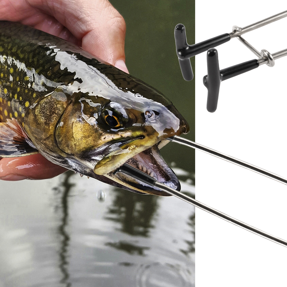 Durable Stainless Steel Black Fish Mouth Opener - Frog Taker Fishing Tackle Accessories - Image 5