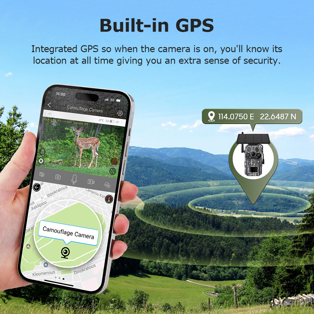4G Hunting Camera with Smart Positioning & Temperature Detection Features - Image 4