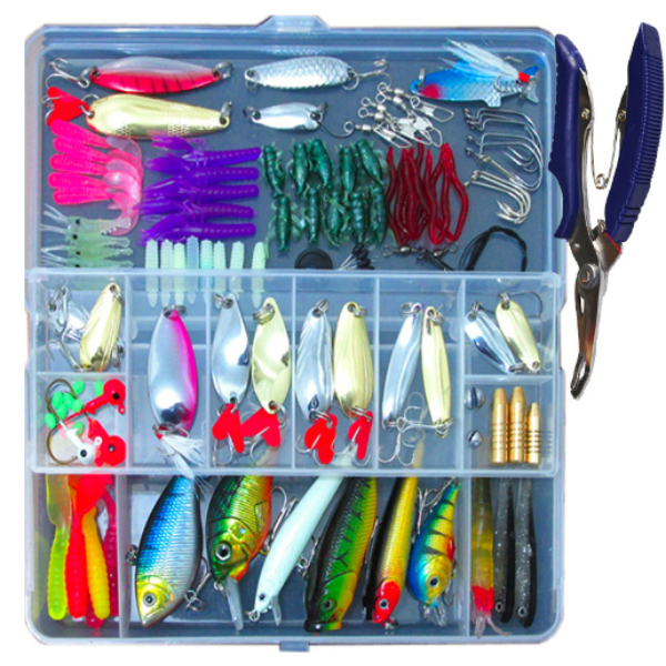 Multi-Function Lure Suit - 132 Pieces Full Swimming Layer Fishing Gear with Soft Bait Fishhook - Image 2