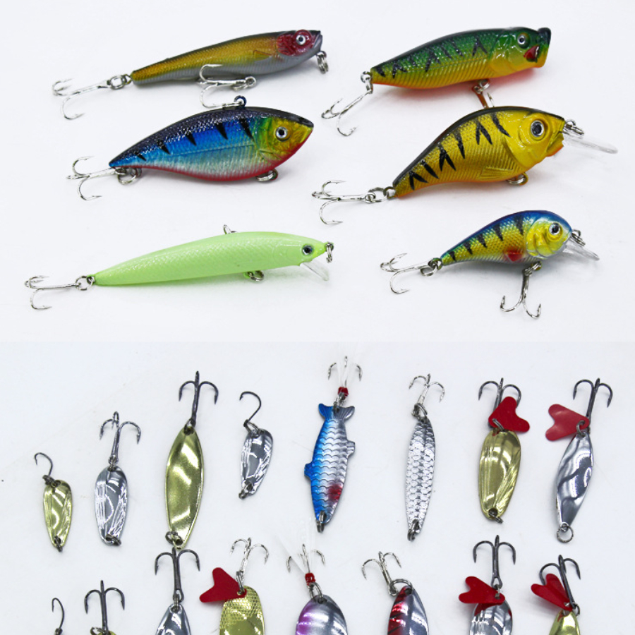 Multi-Function Lure Suit - 132 Pieces Full Swimming Layer Fishing Gear with Soft Bait Fishhook - Image 7