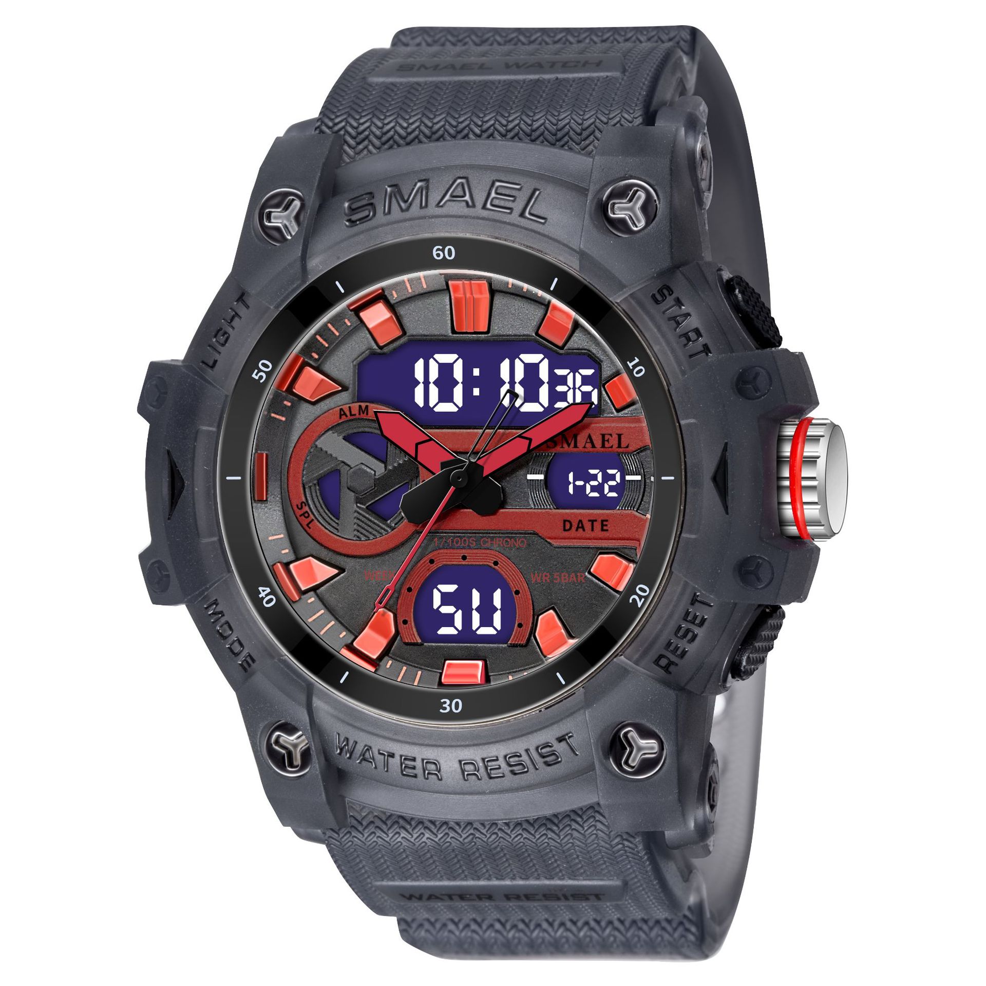 Durable Waterproof Outdoor Electronic Sports Watch for Active Lifestyles