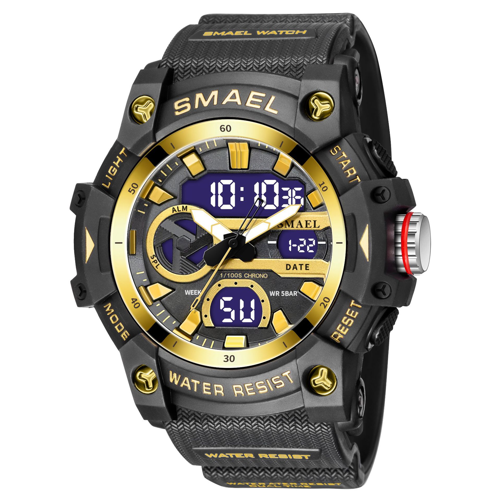 Durable Waterproof Outdoor Electronic Sports Watch for Active Lifestyles - Image 3