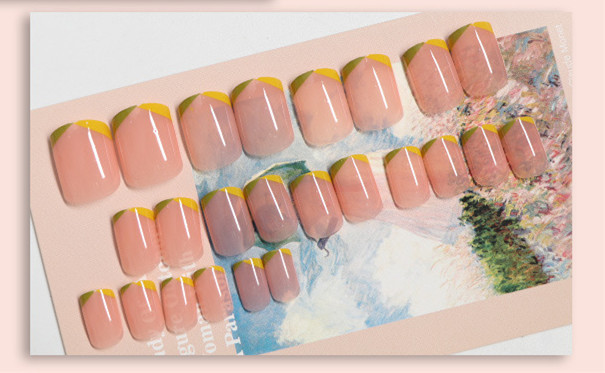 Stylish Manicure Stickers & Fake Nails - 70 Wearable Finished Nail Patches for Women - Image 5