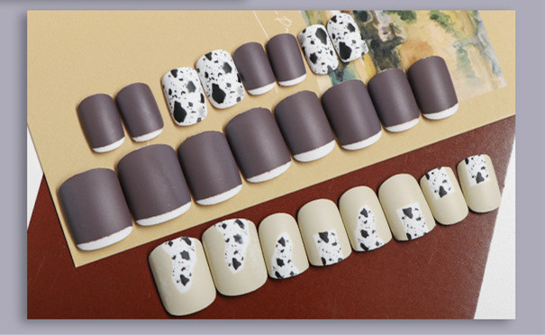Stylish Manicure Stickers & Fake Nails - 70 Wearable Finished Nail Patches for Women - Image 8