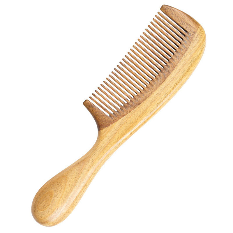 Premium Green Sandalwood Hair Comb – Natural & Eco-Friendly Hair Care Tool - Image 5