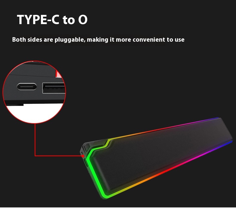 RGB Keyboard Wrist Support Band - High Rebound Luminous Gaming Keyboard Pad - Image 7